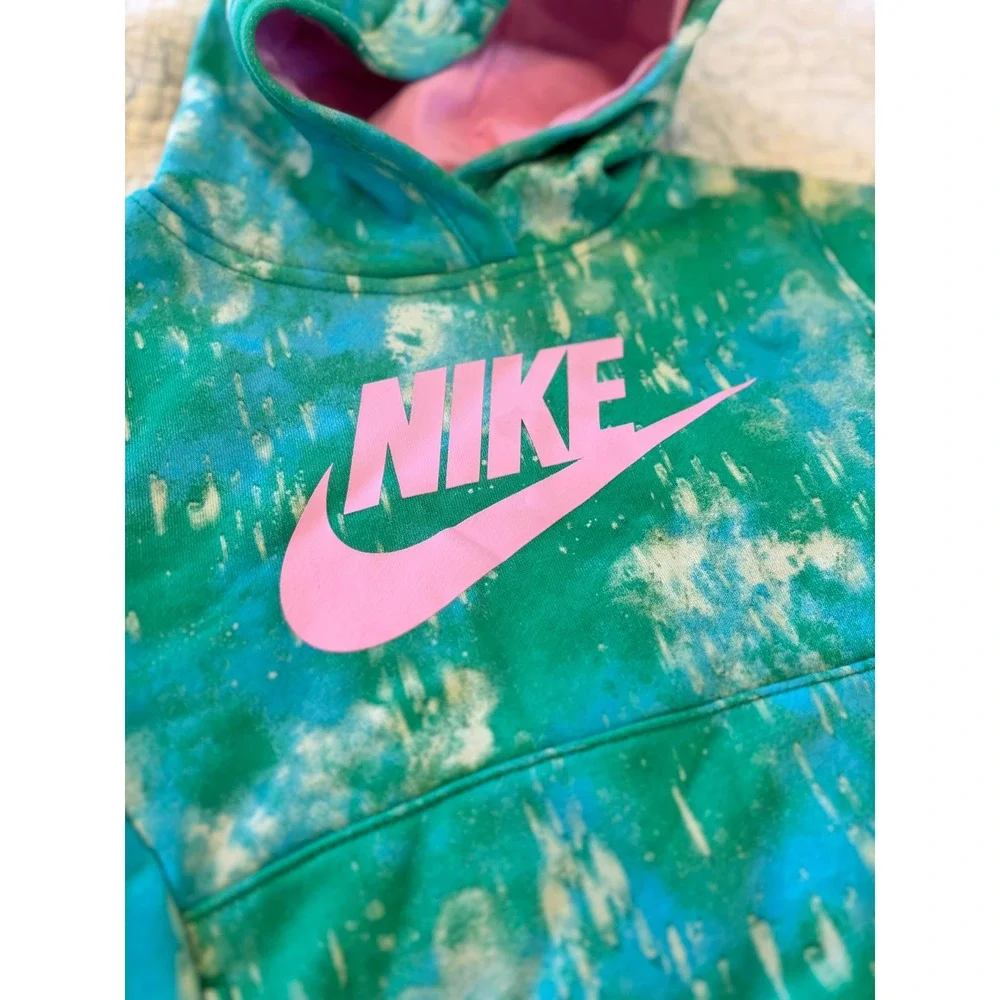 Nike‎ Girls Tie Dye Hoodie Sweatshirt Size 6 #237